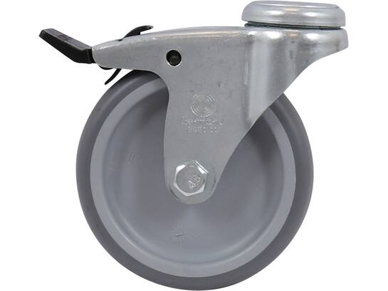 KELFORT Zwenkwiel met boutgat en rem 50 KG 50 MM