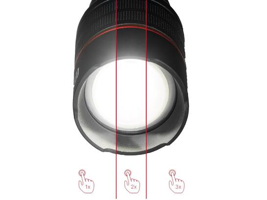 Kelfort Zaklamp LED oplaadbaar IP67 1500LM/15W