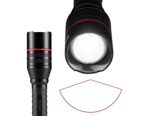 Kelfort Zaklamp LED oplaadbaar IP67 1500LM/15W