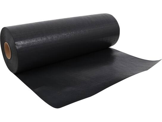 Kelfort DPC slabbenfolie zwart 300MU 25cm x 50m