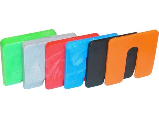 KELFORT Uitvulplaatjes transparant 645 STUKS 1 MM