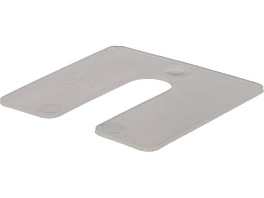 KELFORT Uitvulplaatjes transparant 645 STUKS 1 MM