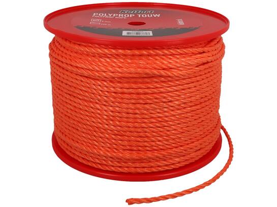 Kelfort Touw polyprop oranje 6 MM