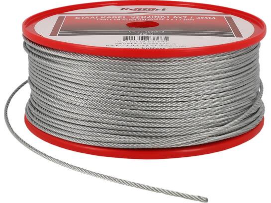 Kelfort Staalkabel geg 6x7 3 MM
