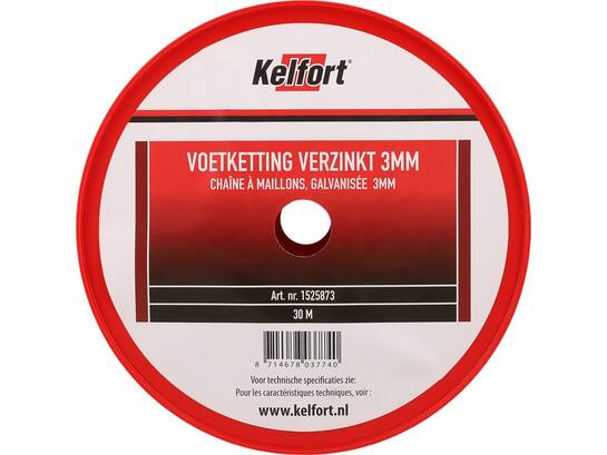 Kelfort Voetketting geg. 3 MM