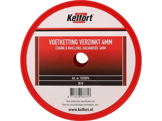 Kelfort Voetketting geg. 4 MM
