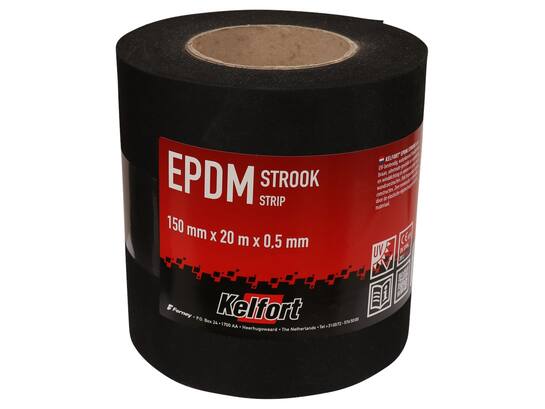 Kelfort EPDM folie zwart 0,5 meter 0,15X20 meter