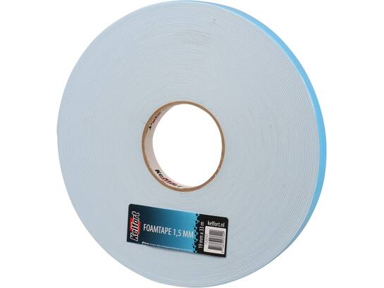 Kelfort Dubbelzijdige foamtape 1.5 meter 19 mmX33m