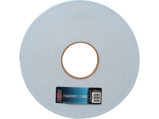 Kelfort Dubbelzijdige foamtape 1.5 meter 19 mmX33m