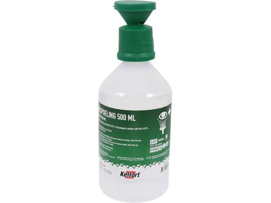 KELFORT Oogspoelfles SODIUM CHLORIDE 500 ML