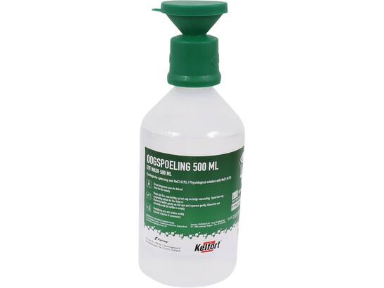 KELFORT Oogspoelfles SODIUM CHLORIDE 500 ML