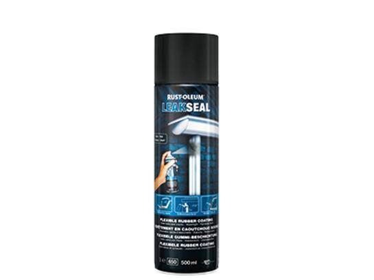 Rustoleum Rubber coating flexibel zwart LEAKSEAL 500 ML