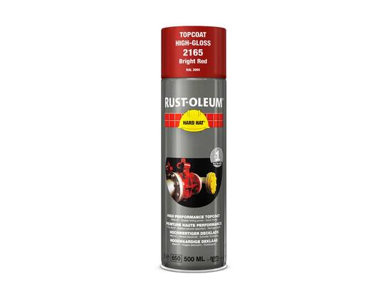 RUSTOLEUM Spray lak helderrood RAL 3000 HARD HAT 500 ML