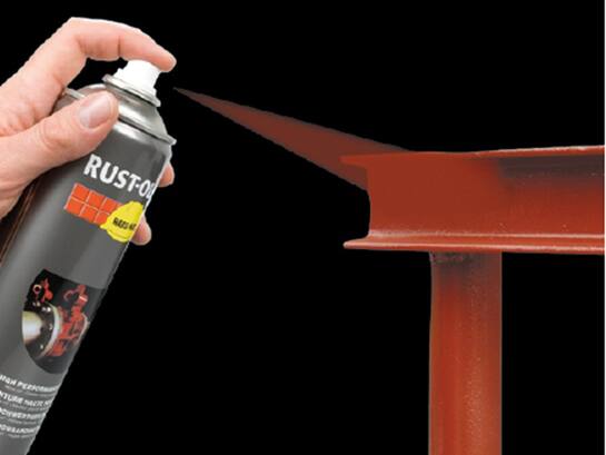RUSTOLEUM Spray lak helderrood RAL 3000 HARD HAT 500 ML