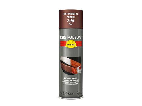 Rustoleum Grondlak roodbruin HARD HAT 500 ML