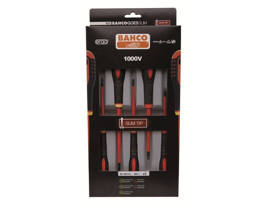 BAHCO Schroevendraaierset ergo BE-9881-SL 5-DELIG