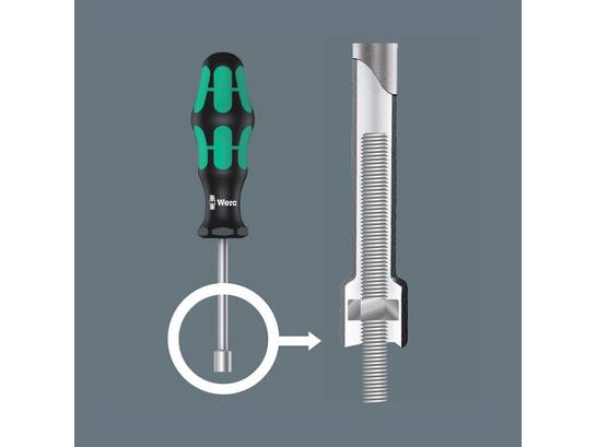 WERA Dopschroevendraaier holle schacht 395 HOLO 13 MM