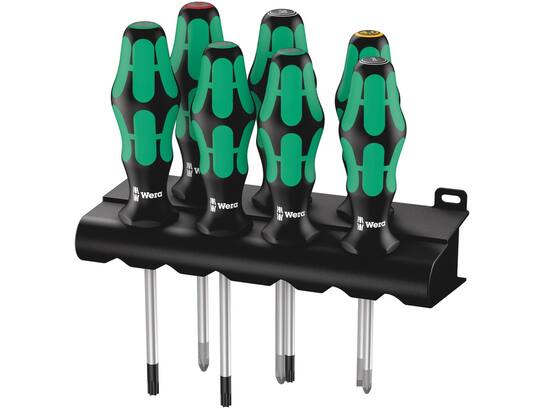 WERA Schroevendraaierset 335/350/367/7 RACK 7-delig