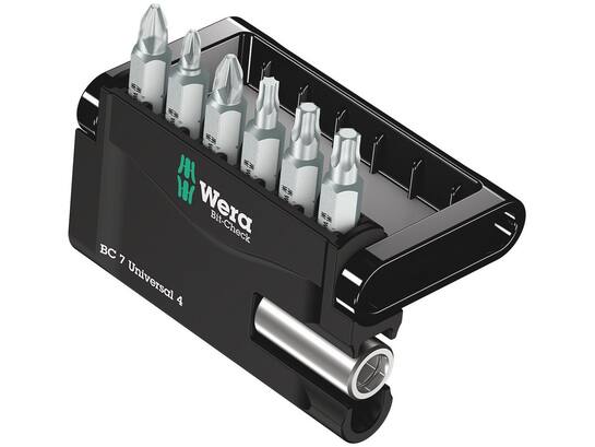 WERA Bitset BC 7 UNIVERSAL 4 7-DELIG