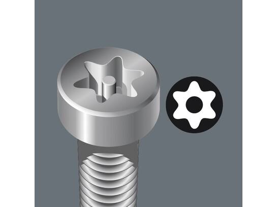 WERA Schroevendraaier met boring torx 367 BO TX20
