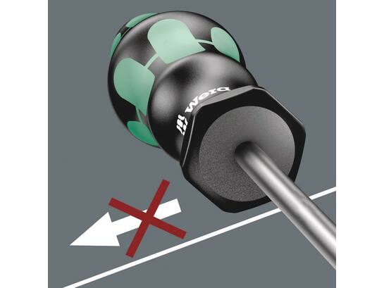 WERA Schroevendraaier met boring torx 367 BO TX40