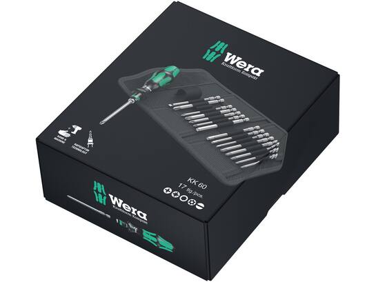 Wera Bitset in etui KRAFTFORM KOMPAKT 60 17-delig