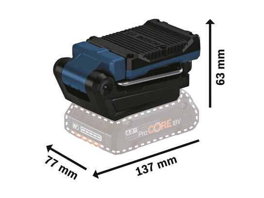 Bosch LED lamp accu PRO GLI 18V-800 Lumen