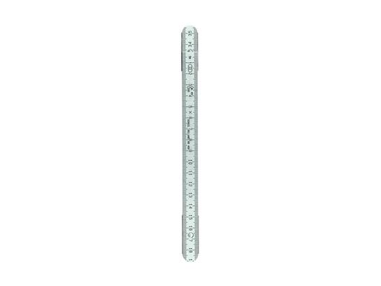 Schuil Duimstok aluminium 1 meter