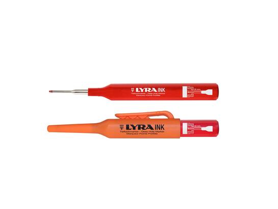 LYRA Aftekenpen diepgat LYRA-INK ROOD
