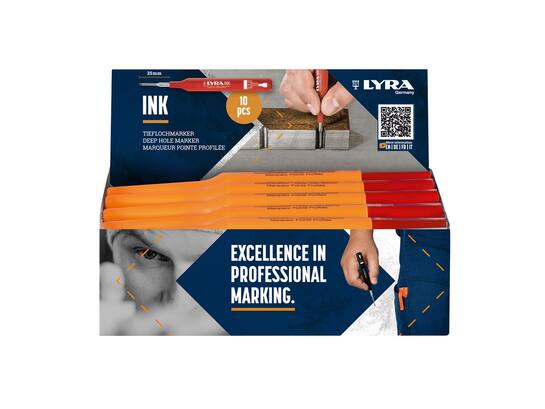 LYRA Aftekenpen diepgat LYRA-INK ROOD