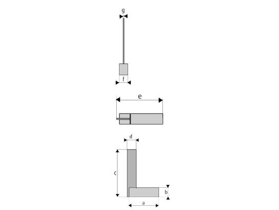 MIB Blokwinkelhaak 250X150 MM
