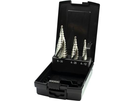 I-tools plaatborenset getrapt spiraal eco pro HSS 44.113 3-delig