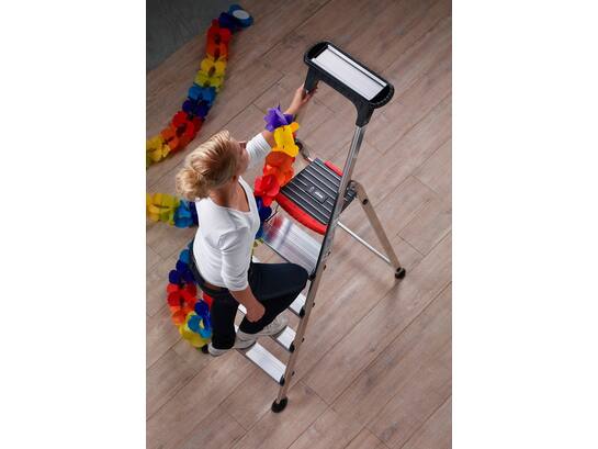 ALTREX Huishoudtrap aluminium Double Decker 1X3