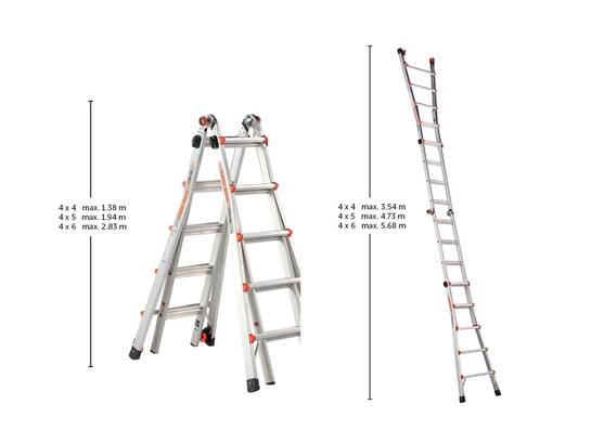 Altrex Vouwladder telescopisch VELOCITY 4X5 TREDEN