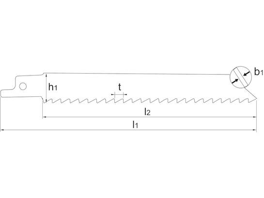 Phantom Reciprozaag 64.600 / 5 stuks R230-1,4