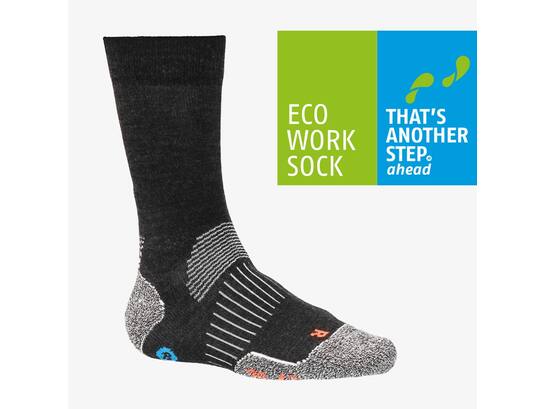 BATA Werksok antraciet ALLSEASON WOOL ECO 43-46
