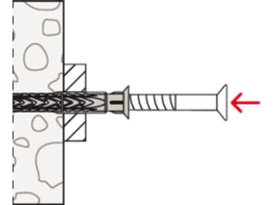 Fischer Constructieplug met schroef SXRL T 10X120MM 50st