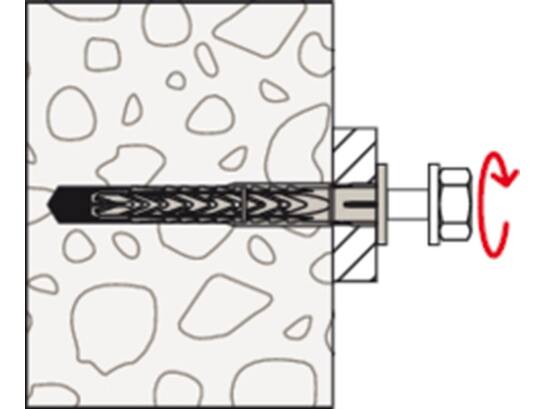 Fischer Constructieplug met schroef SXRL FUS 10X120MM 50st