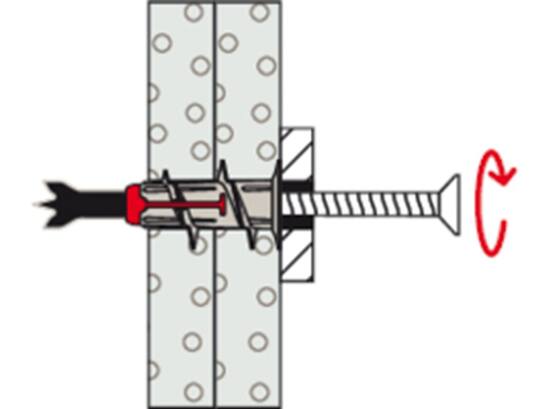 Fischer Gipsplaatplug DUOBLADE 44MM 40st
