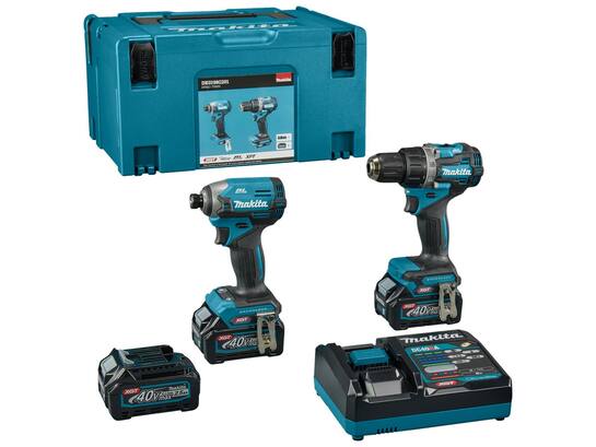 Makita combiset boren/(slag)schroeven in Mbox DK0198G201 40V/2,5AH/3X