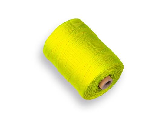 LABORA Uitzetkoord gevlochten NYLON FLUORICEREND 200 MM
