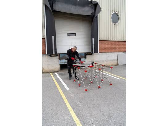 RUBI werktafel inklapbaar RETRAC-TABLE 120X120CM max.700KG