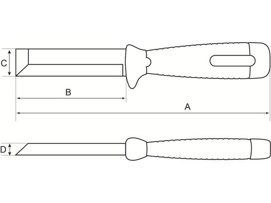 BAHCO Steekbeitel/Hakmes SB-2448