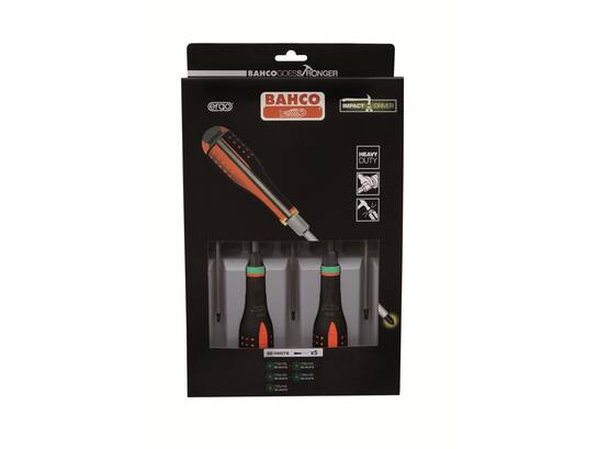 BAHCO Schroevendraaierset slagvast BE-9885TB Torx 5-delig