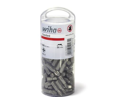 WIHA Bit philips Standard 25 mm PH2 100X