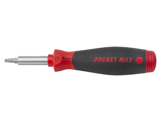 Wiha Schroevendraaier met bitmagazijn Pocketmax magnetisch