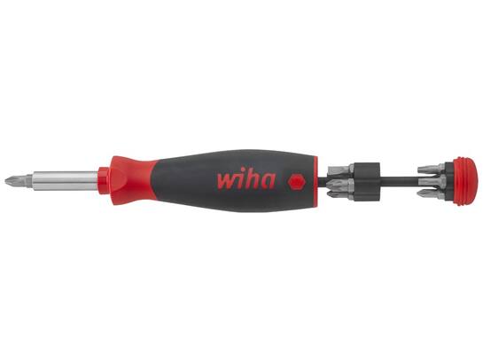 Wiha Schroevendraaier met bitmagazijn Pocketmax magnetisch