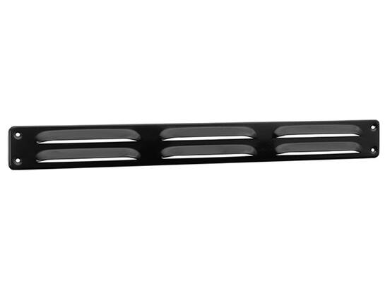 Nedco Schoepenrooster alu zwart 370X40 MM