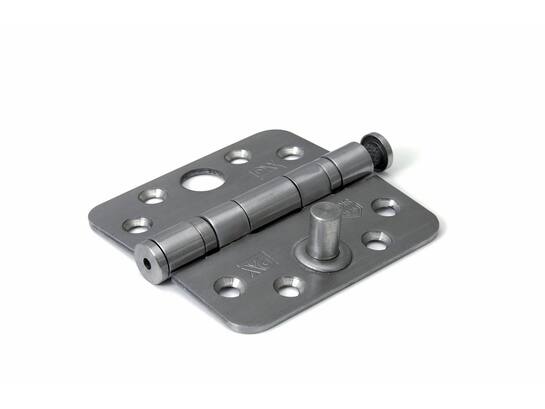 DX VH kogelscharnier doorgezet rond verzink staal verzinkt 89X89 MM