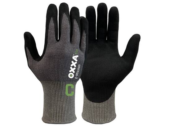 OXXA Werkhandschoen zwart/grijs E-Mission Cut C 52-700 9/L